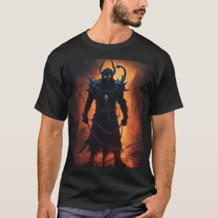 T-shirt Le démon inébranlable : un récit de la terreur