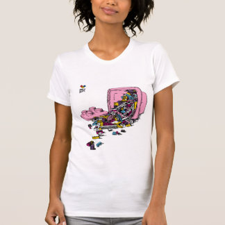 T-shirt Le département de brique - seau rose