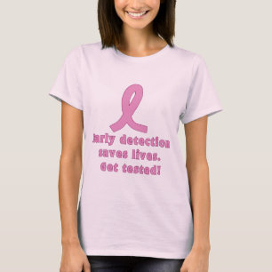 T-shirt Le dépistage précoce sauve les vies obtiennent