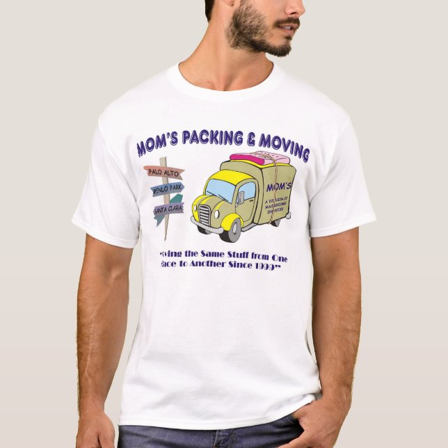 T-SHIRT LE DÉPLACEMENT DE LA MAMAN (Devant)