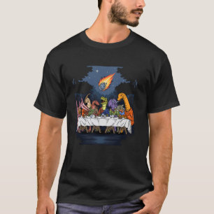 T-shirt Le Dernier Dîner Dinosaure Drôle Préhistorique Éte