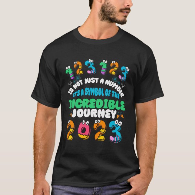 T-shirt Le Dernier Jour De 2023 Est 123123 (Devant)