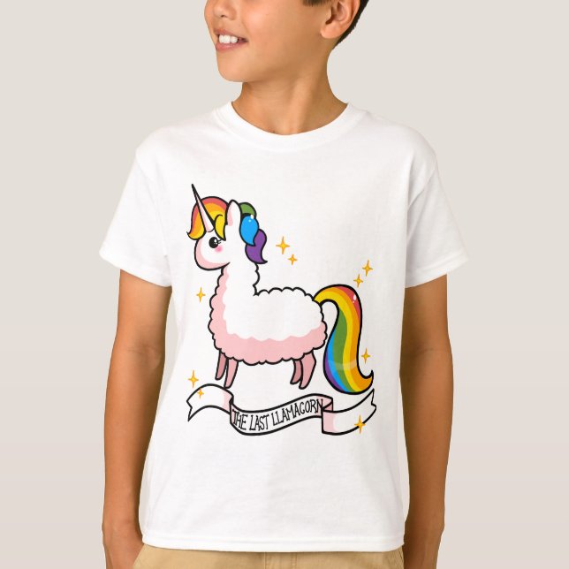 T-shirt Le Dernier Llamacorn (Devant)