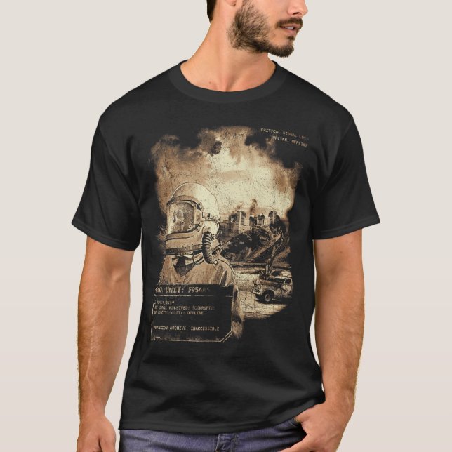 T-shirt Le Dernier signal - Les vêtements de rue Techno-Dy (Devant)