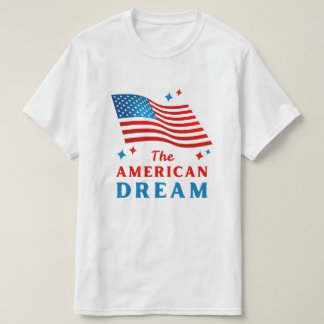 T-shirt Le design du rêve américain.