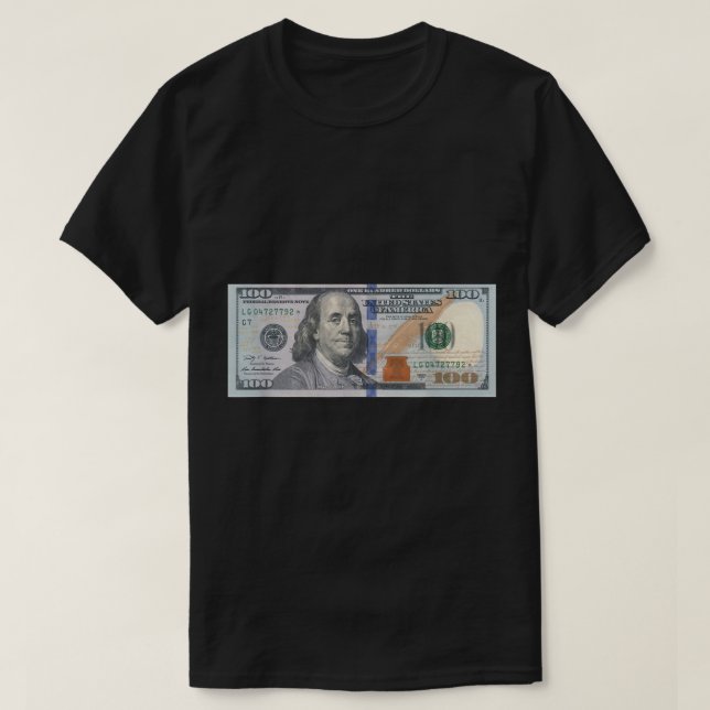 T-shirt Le design officiel de 100 dollars Bill Baller (Design devant)