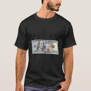 T-shirt Le design officiel de 100 dollars de facture Balle