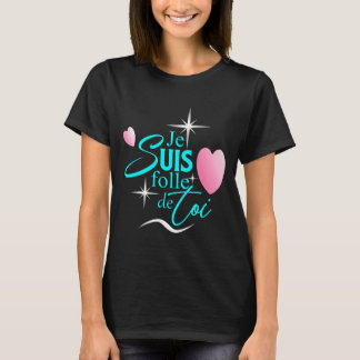 T-shirt Le design romantique français