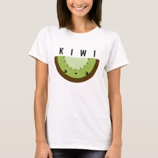 T-shirt Le dessus Slouchy des femmes du kiwi | de Kawaii |