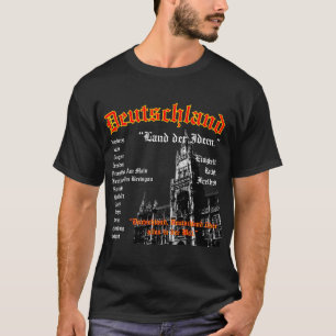 T-shirt Le Deutschland 7-7-2008 t de noir