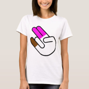 T-shirt Le Deux Chocker dans le rose dans le puant