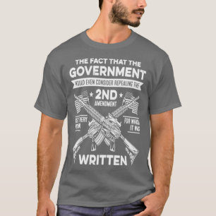 T-shirt Le deuxième amendement ne doit pas être une amériq
