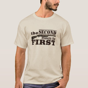 T-shirt Le deuxième amendement protège le premier