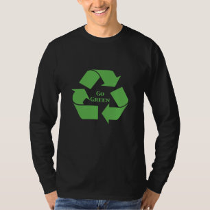 T-shirt Le devenez écolo réutilisent des cadeaux de