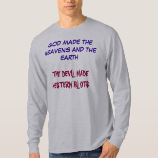 T-SHIRT LE DIABLE A FAIT LES TACHES OCCIDENTALES