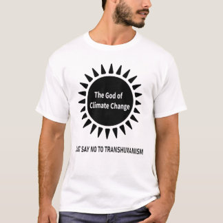 T-shirt Le Dieu du changement climatique