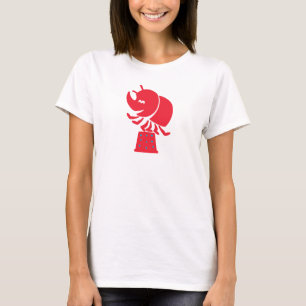T-shirt Le Dim de la vie d'un chien en train de faire des