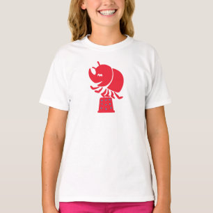 T-shirt Le Dim de la vie d'un chien en train de faire des