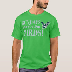 T-shirt Le Dimanche Est Pour Les Oiseaux - 1