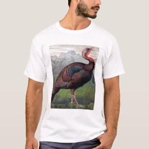T-shirt Le dindon américain sauvage, illustration de '