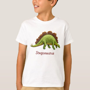 T-shirt Le dinosaure préhistorique de Stegosaurus badine