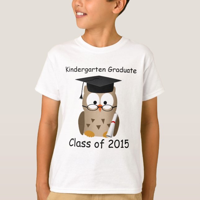 T-shirt Le diplômé sage fait sur commande de jardin (Devant)