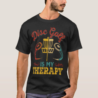 T-shirt Le Disc Golf Vintage Est Mon Costume De Thérapie J