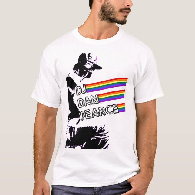 T-shirt Le DJ Dan Pearce (hommes) (Devant)