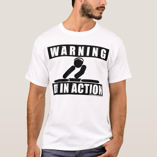 T-shirt Le DJ dans l'action (Devant)