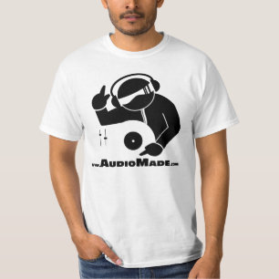 T-shirt Le DJ et le producteur faits audio de musique