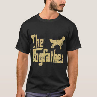 T-shirt Le Dogfather Golden Retriever Drôle Chien propriét