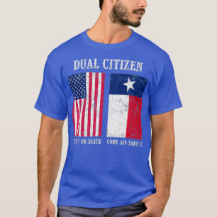 T-shirt Le double citoyen des États-Unis et la Teas Pride