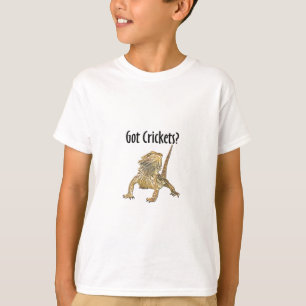 T-shirt Le dragon barbu a obtenu des crickets