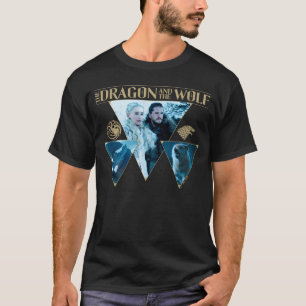 T-shirt Le Dragon et le Wolf Daenerys & Jon Graphic