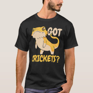 T-shirt Le Dragon Learé A Obtenu Des Crickets Pet Lizard R