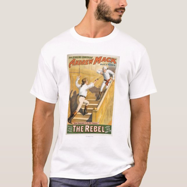 T-shirt "" Le drame irlandais rebelle de rébellion - (Devant)