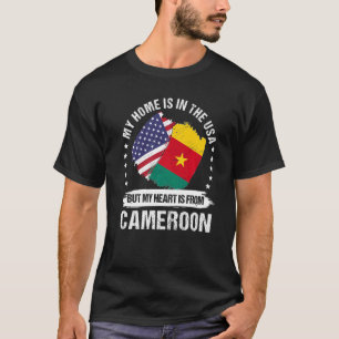 T-shirt Le drapeau américain du Cameroun Patriot Américain