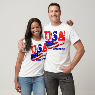 T-shirt Le drapeau américain, est le drapeau national des