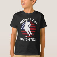 Le Drapeau Américain Ice Hockey Now I Am Unstopabl