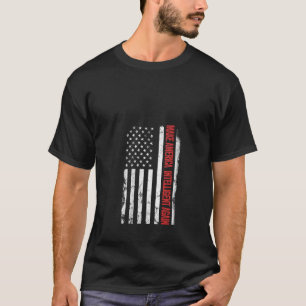 T-shirt Le drapeau américain Vintage fait de l'Amérique In