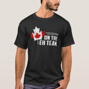 T-shirt Le drapeau canadien de la Feuille d'érable de l'Éq