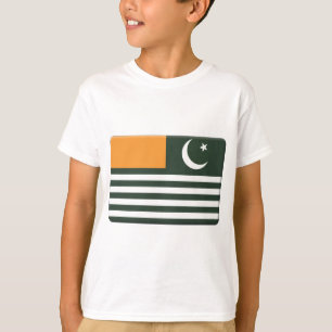 T-shirt Le drapeau d'Azad Cachemire PERSONNALISENT