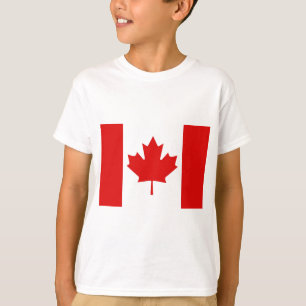 T-shirt Le drapeau de feuille d'érable du Canada