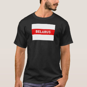 T-shirt Le drapeau de la Biélorussie symbole de la révol