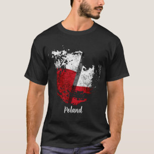 T-shirt le drapeau de la Pologne
