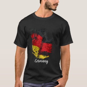 T-shirt le drapeau de l'Allemagne