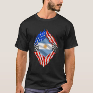 T-shirt Le drapeau de l'Argentine, patrimoine de l'Argenti