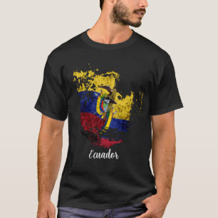T-shirt le drapeau de l'Equateur