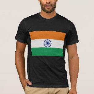T-shirt Le drapeau de l'Inde