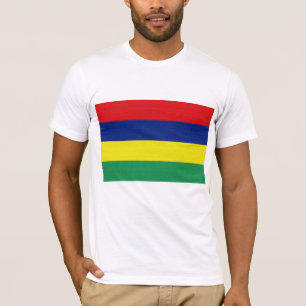 T-shirt Le drapeau des Îles Maurice